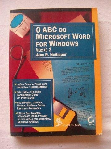 Livro O Abc Microsoft Word For Windows - Neibauer