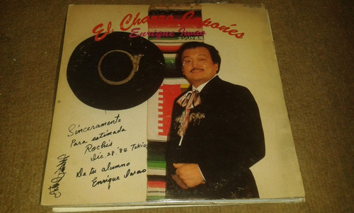 Disco De Acetato Autografiado De Enrique Iwao, El Charro Jap