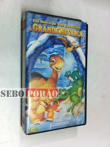 Vhs  Em Busca Vale Encantado A Grande Nevasca  - Original