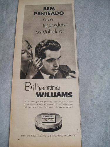 Propaganda Antiga - Brilhantina Williams