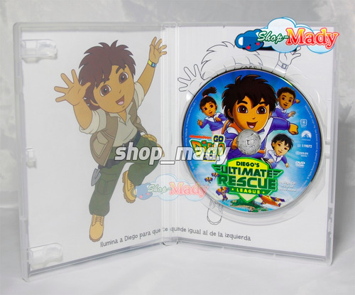 Go Diego Go! La Liga Del Rescate Animal Dvd Reg. 1 Y 4