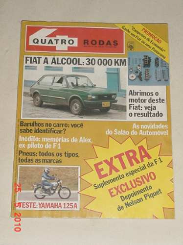 * Revista Quatro Rodas - N. 255 - Outubro De 1981 *