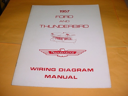 Ford Fairlane 57 1957 Manual Diagrama Eletrico Thunderbird