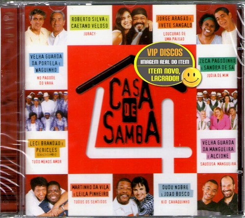 Cd Casa De Samba Vol 4 Alcione Jorge Aragão Arlindo Lacrado