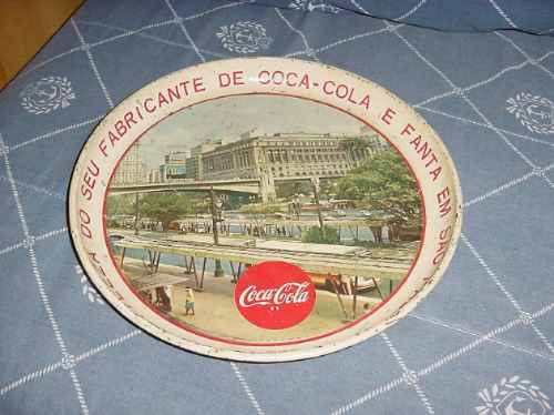 Atenção Colecionadores De Produtos Coca Cola Bandeja De 1962