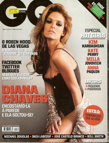 Revista Gq Portugal - Diana Chaves/ O Robin Hood De Las Vega