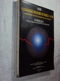 Anais - Vi Congresso Brasileiro De Energia - Vi Cbe (sebo Am