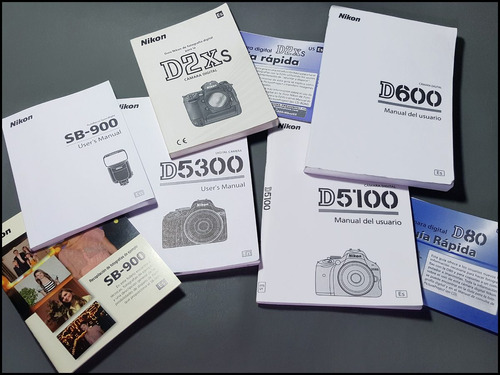 A64 Manuales Español Ingles Para Nikon Camaras - Flash