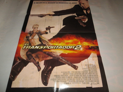 Poster Original De La Pelicula  El Transportador 2