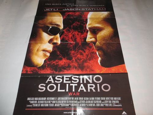 Poster Original De La Pelicula  Asesino Solitario