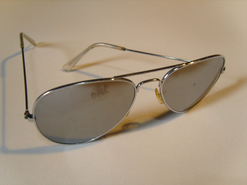 Óculos De Sol Vintage Com Lentes Espelhadas Anos 80 0003
