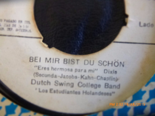 Vinilo Single De  Bei Mir Bist Du Schon ( R107