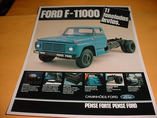 Folder Ford Caminhao F-11000 80 1980 81 1981 82 1982 Diesel