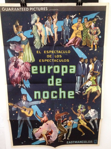 Afiche De Cine Original - Europa De Noche