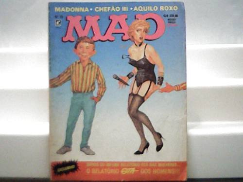 Revista Mad Nº 73 / Madonna Chefão Iii Edt. Record Maio 1991