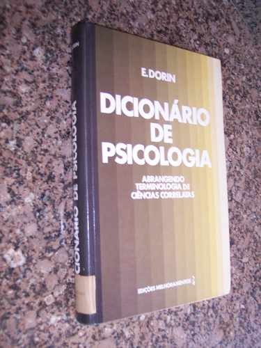 Dicionário De Psicologia C/ Terminologia De Ciências Correla