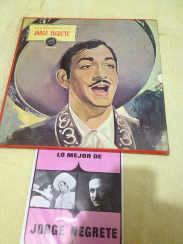 Jorge Negrete Lo Mejor Album Triple Original Discos De Vinil