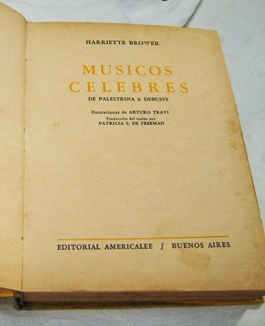 Harriette Brower De Palestrina A Debussy 1945 Musicos