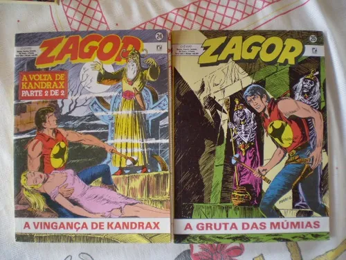 Zagor! Editoras Record E Mythos! R$ 15,00 Cada! (Usado)
