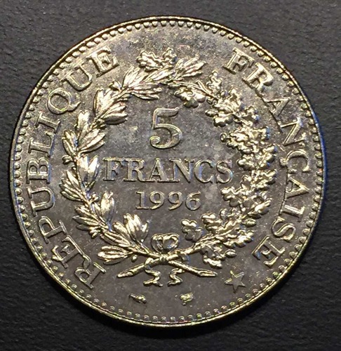 Fra069 Moneda Francia 5 Francs 1996 Unc-bu Ayff