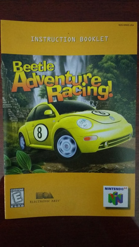 Manual Beetle Adventure Racing N64 Original Americano