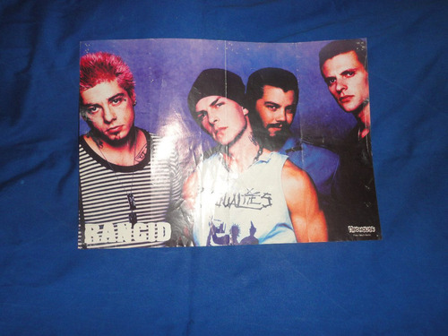 Rancid- Poster De 28 Cm De Largo X 39 Cm De Ancho