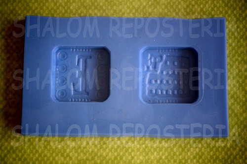Imagen 1 de 3 de *mini Molde Tipo Silicon Galleta Emperador Chocolate Fondant