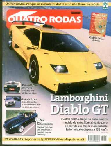 4rodas N.472  Nov-99 - Diabro Gt, Fiesta Glx 1.6