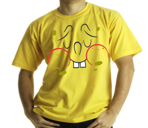 Camiseta Adulto Ou Infantil  Bob Esponja  Soninho