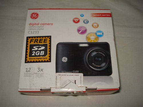 Câmera Digital Ge Modelo C1233 - Sem Acessórios