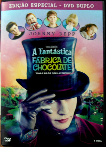 Dvd A Fantástica Fábrica De Chocolate - Duplo - Impecável