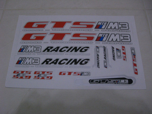 Adesivos Gts M3 Racing Aluminum