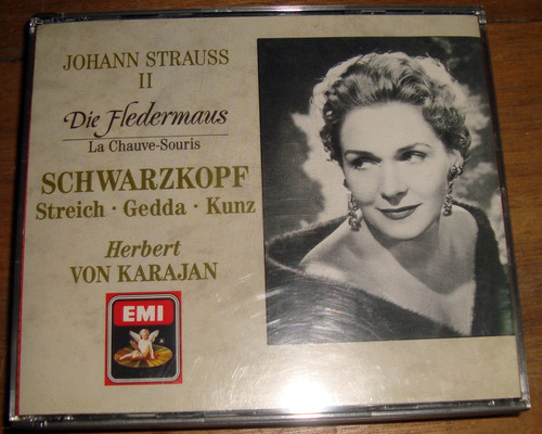 Herbert Von Karajan Strauss Ii Die Fledermaus Cd Holandes