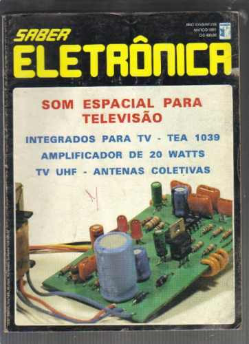 Revista Saber Eletrônica Nº 218 - Março/1991 - Editora Saber