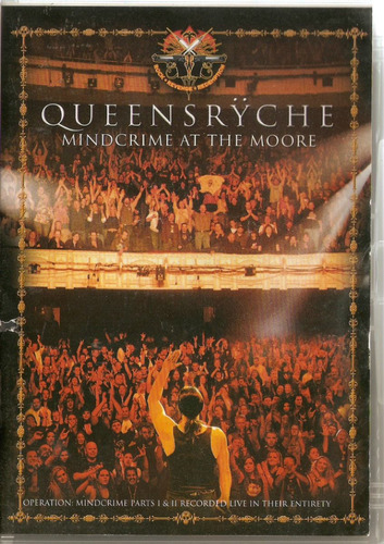 Dvd Duplo Queensryche - Mindcrime At The Moore 