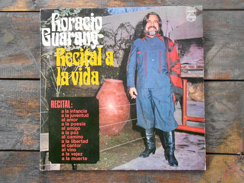 Horacio Guarany Recital A La Vida Lp Vinilo 8 Puntos