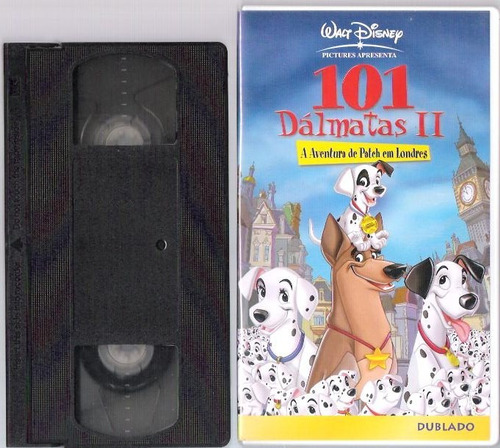 Fita Vhs Walt Disney 101 Dalmatas 2