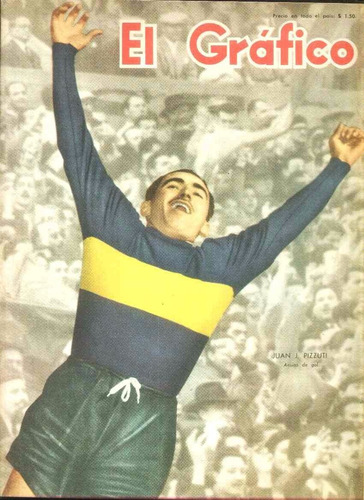 El Grafico 1886 Boca Juniors Juan Jose Pizutti