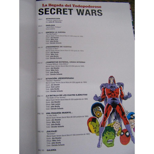 Imagen 2 de 5 de Secret Wars * La Llegada Del Todopoderoso * Panini *