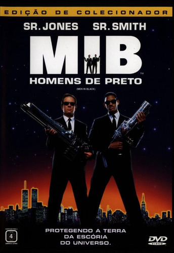 Mib - Homens De Preto - Dvd - Will Smith - Tommy Lee Jones