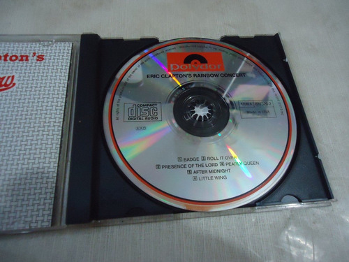 Cd - Eric Clapton's Rainbow Concert (Usado)