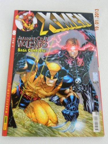 Hq Gibi Xmen Marvel Nº8 Agosto 2002 Amanhecer Violento Saga