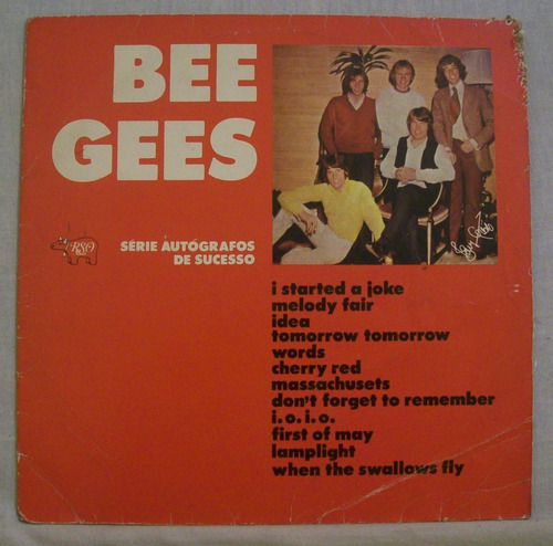 Lp Bee Gees - Série Autogrados De Sucesso - Polygram