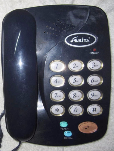 Teléfono Fijo Akita Kxt-116, De Ocasión