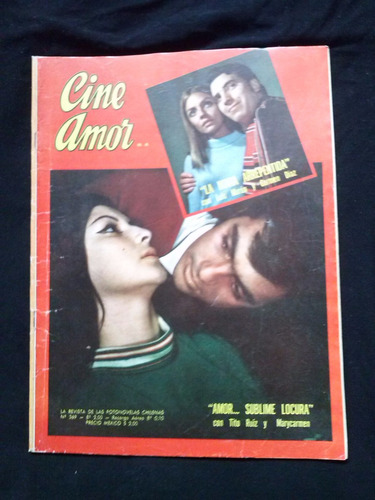 Cine Amor Fotonovela N° 369 Tito Ruiz Y Marycarmen