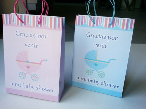 Bolsitas, Cajitas En Cartulina Para Souvenir De Baby Shower