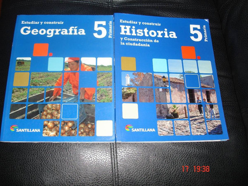 Primaria Santillana Historia Geografía 5to  C/u