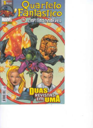 4 Fantastico E Capitao Marvel 01 Panini 1 Bonellihq Cx77 G19