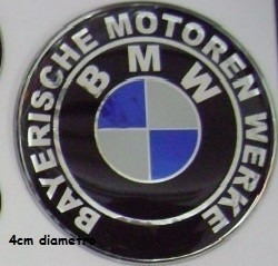 Adesivo Descritivo Bmw Resinado Moto Carro 4cm Diametro T3at