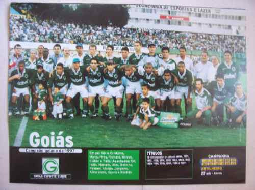 Poster 2x1 - Goiás / Baré - Campeões 1997